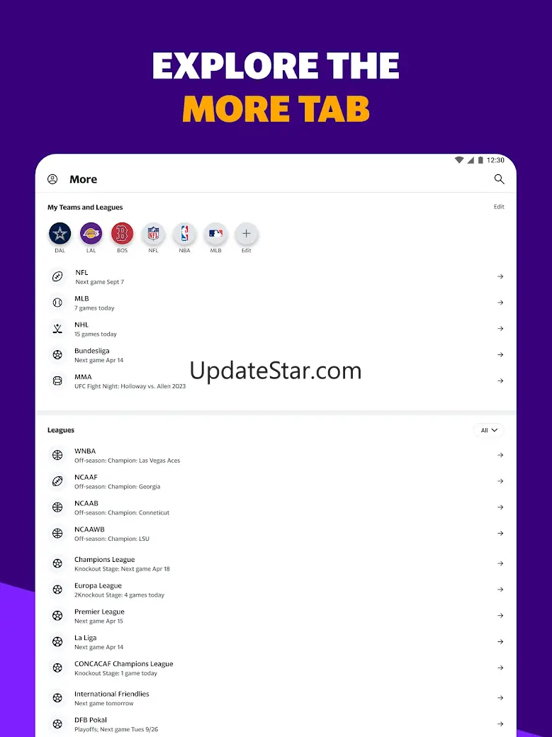 Yahoo Sports: Scores & News 11.6.2