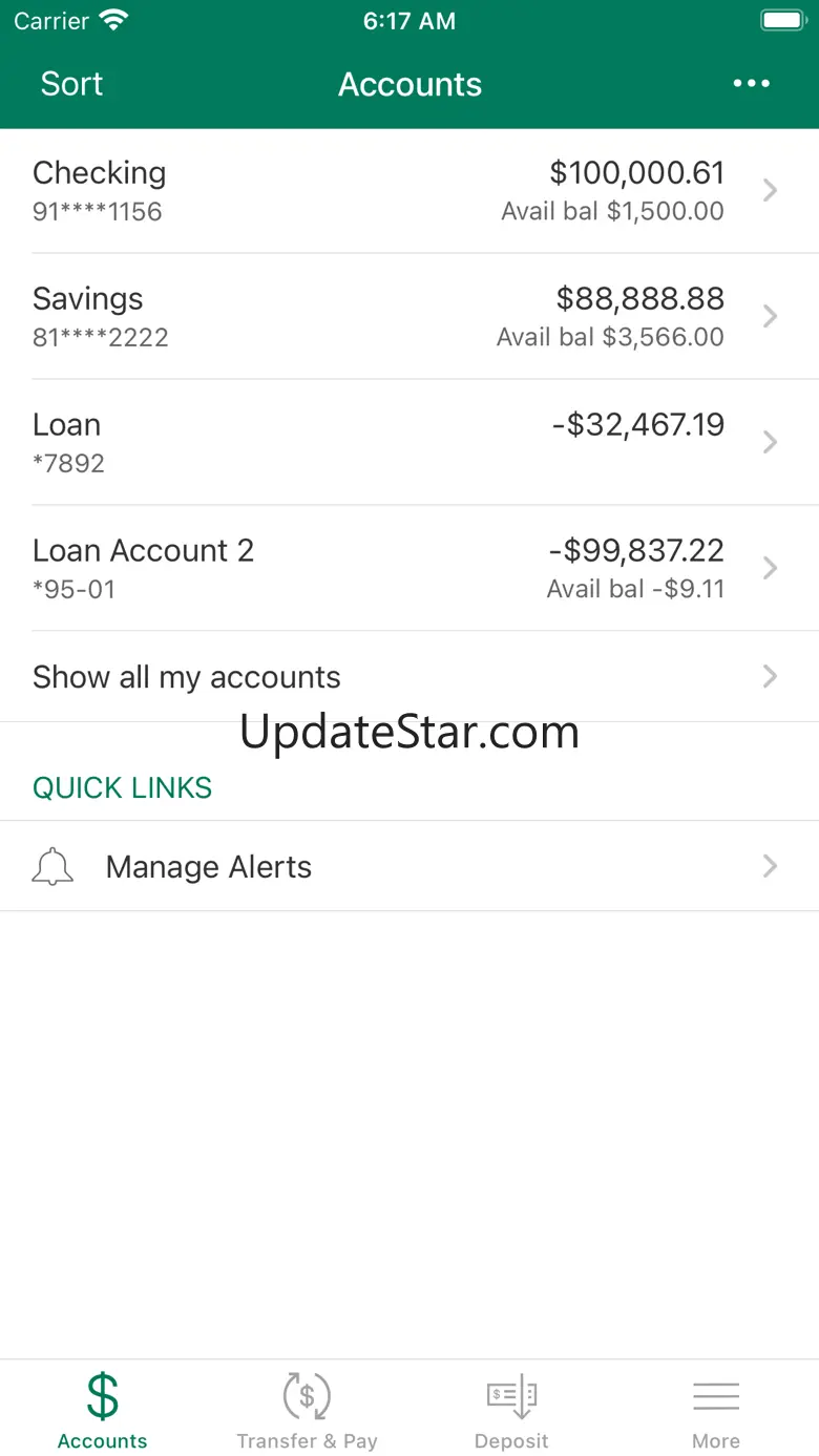 Evergreen Federal Bank Mobile 24.1.71