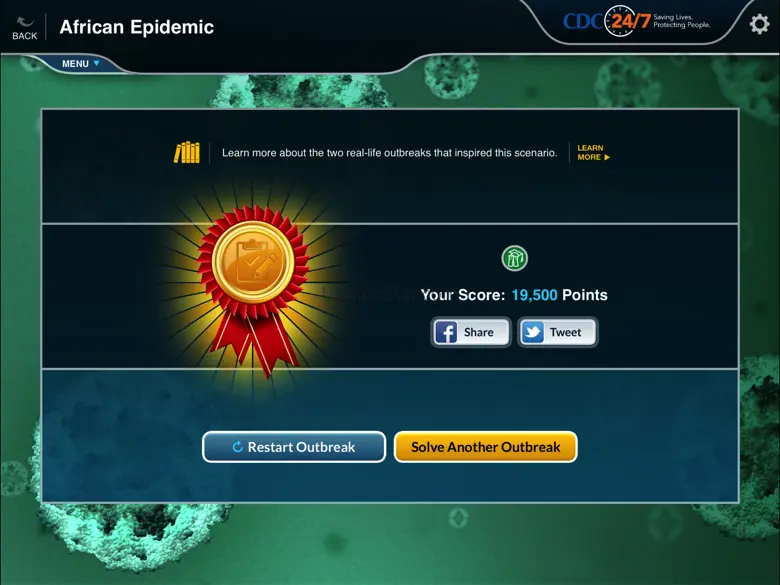 Solve the Outbreak 2.5.8
