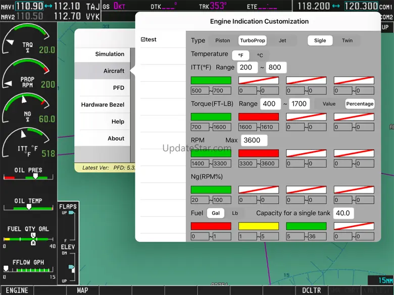 Simionic G1000 (MFD) 7.5.0