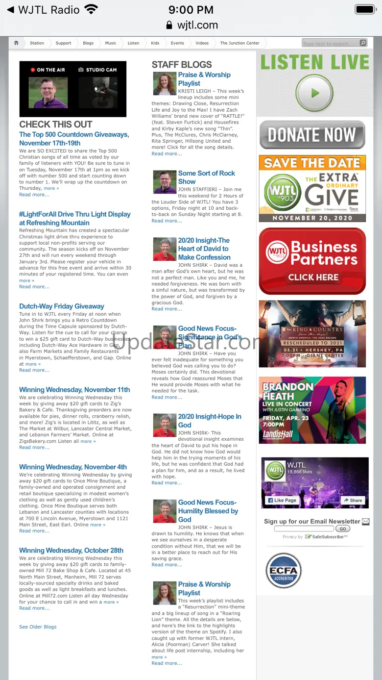 WJTL Radio 4.0.5