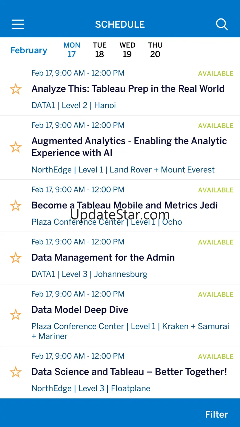 Tableau Conferences 7.2