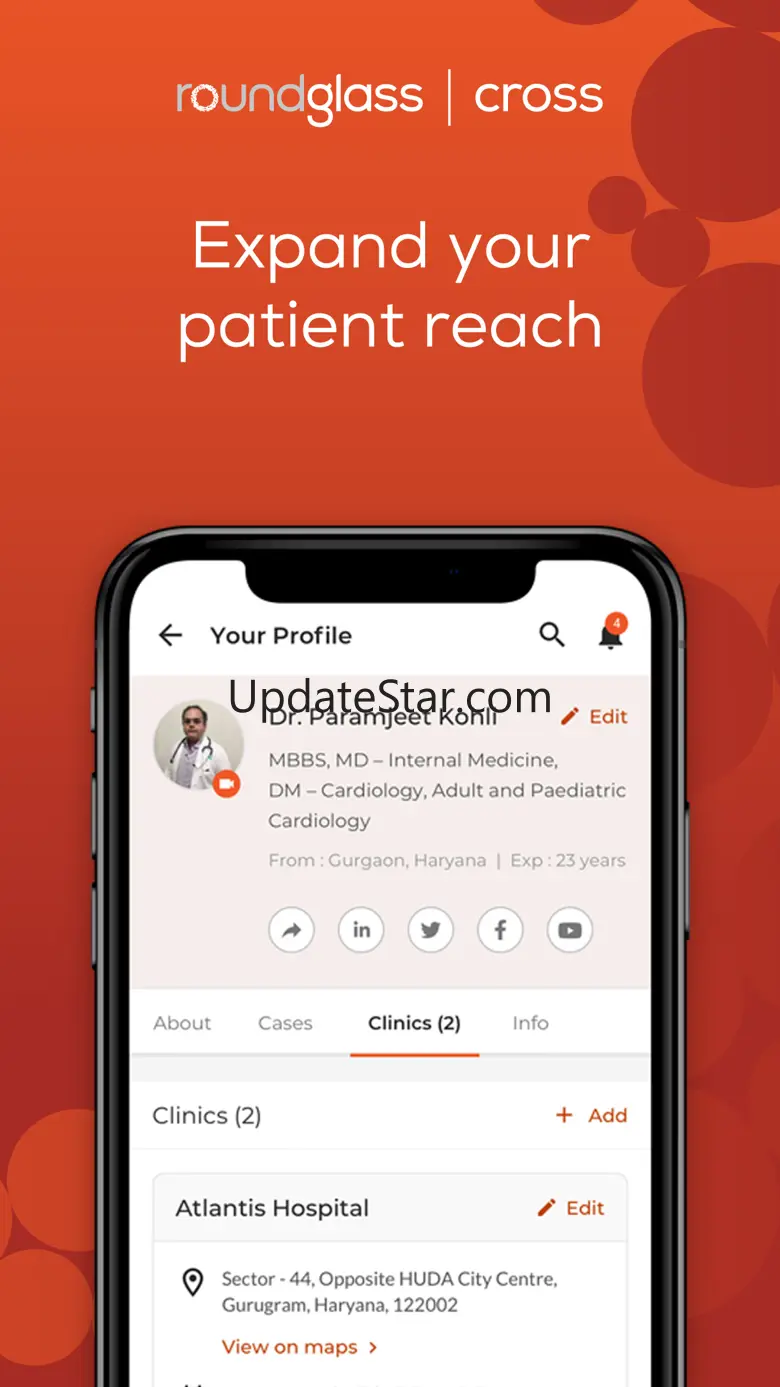 RoundGlass Cross for Doctors 5.4.4