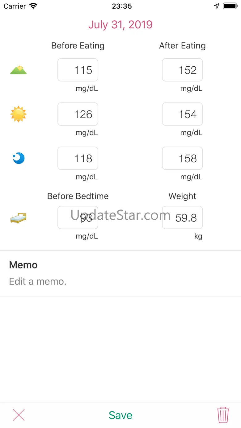 Simple Blood Glucose Note 3.4