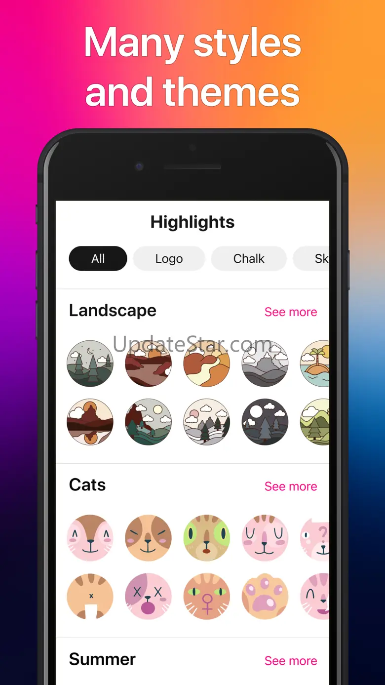 Highlight covers for IG story 1.0