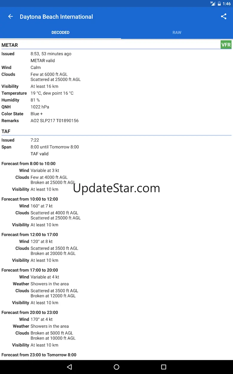 Avia Weather - METAR & TAF 3.8.6