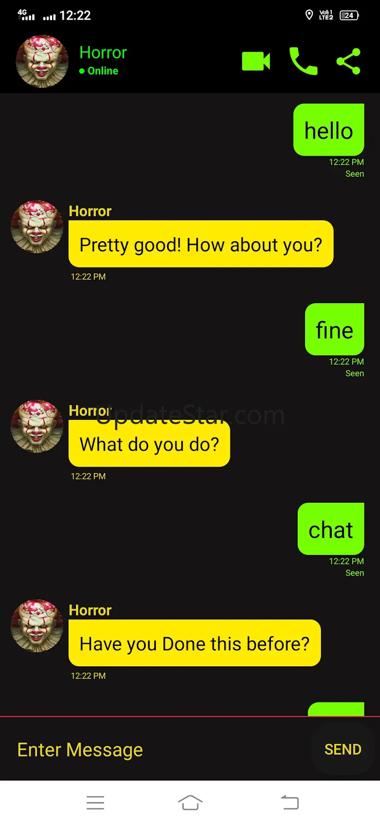 Horror Video Call 666 Ghost 3363