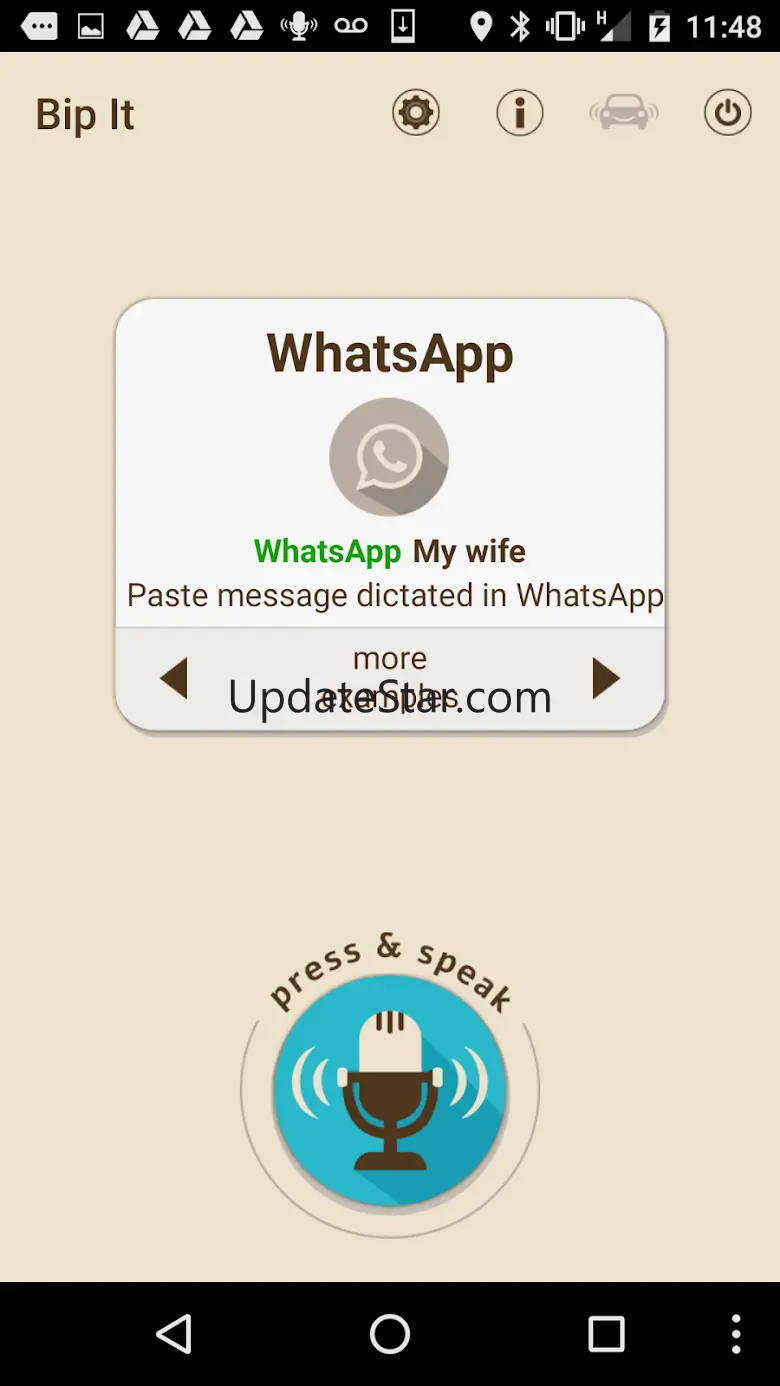 Bip it Voice Commands 3.11