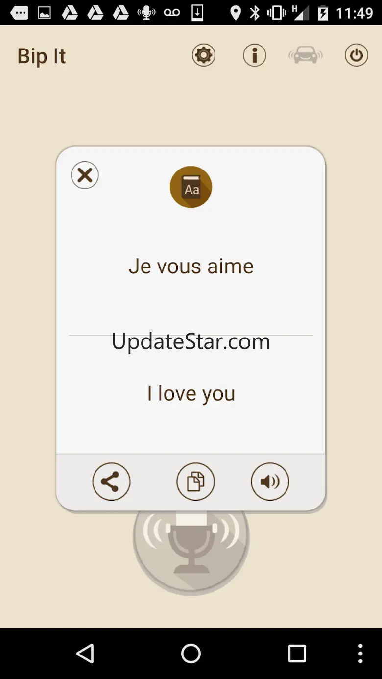 Bip it Voice Commands 3.11