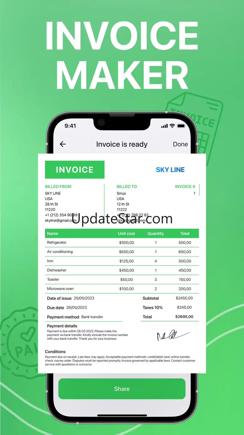 Invoice Maker Simple Generator 1.0.2