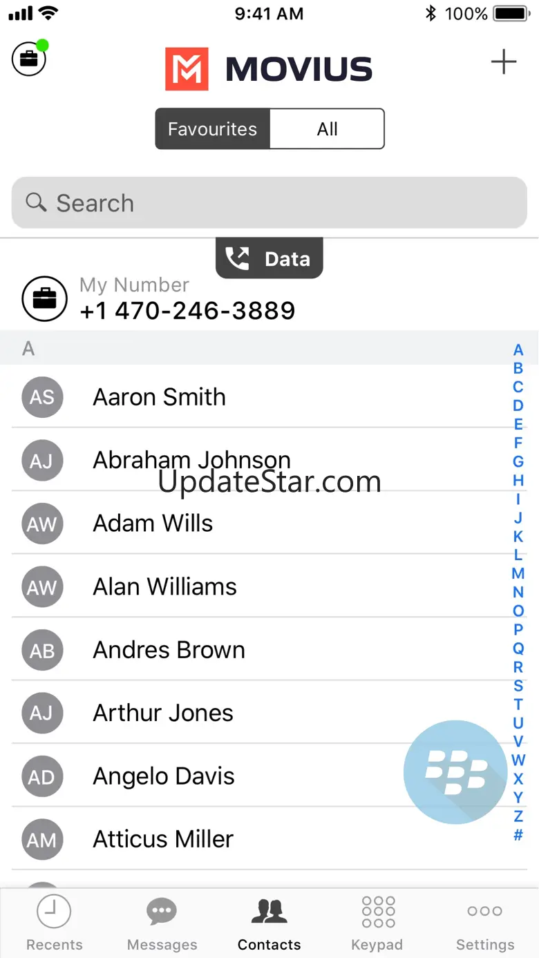 Movius for BlackBerry 3.07.04