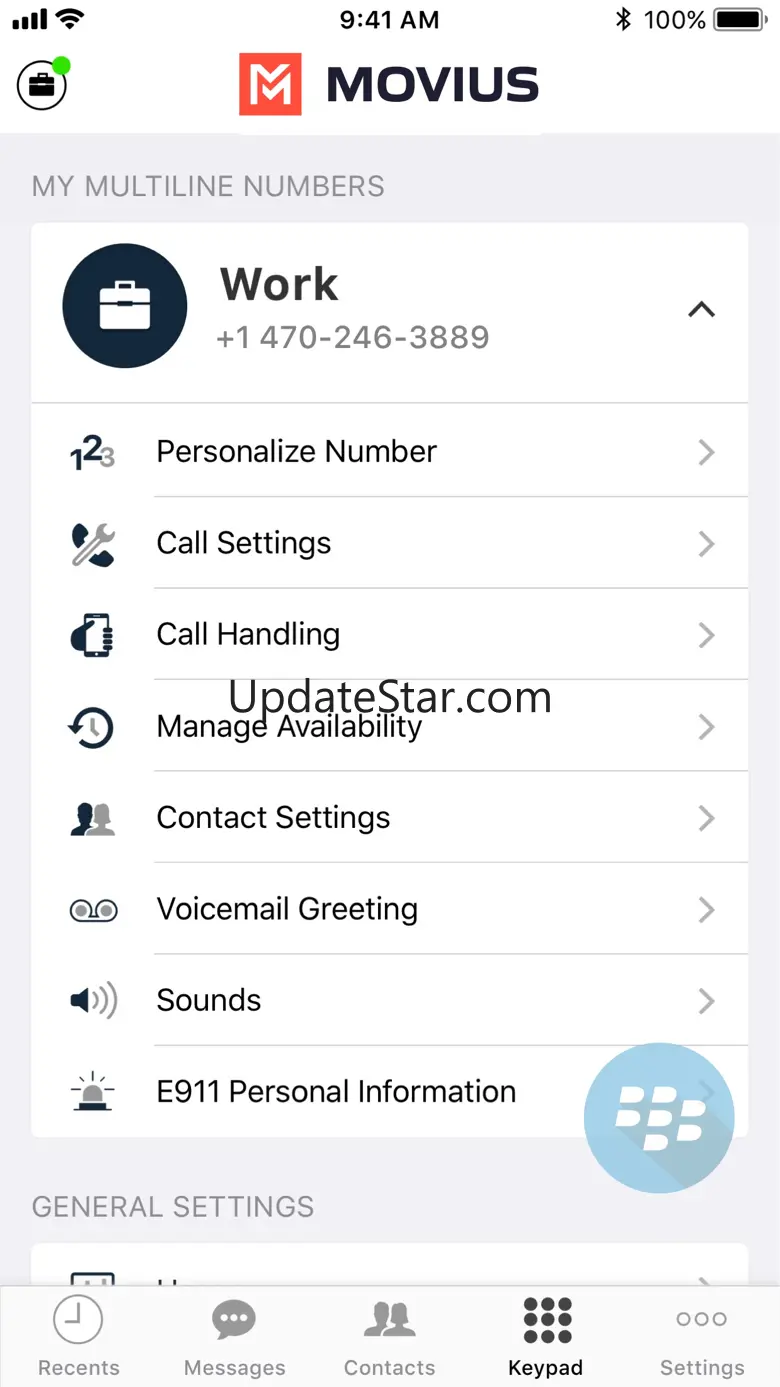 Movius for BlackBerry 3.07.04