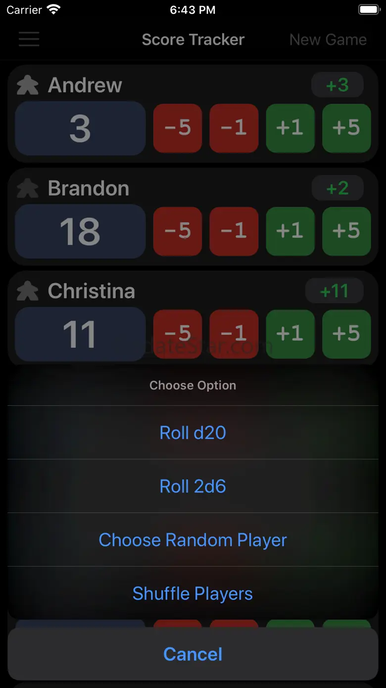 Game Score Tracker 1.1.1
