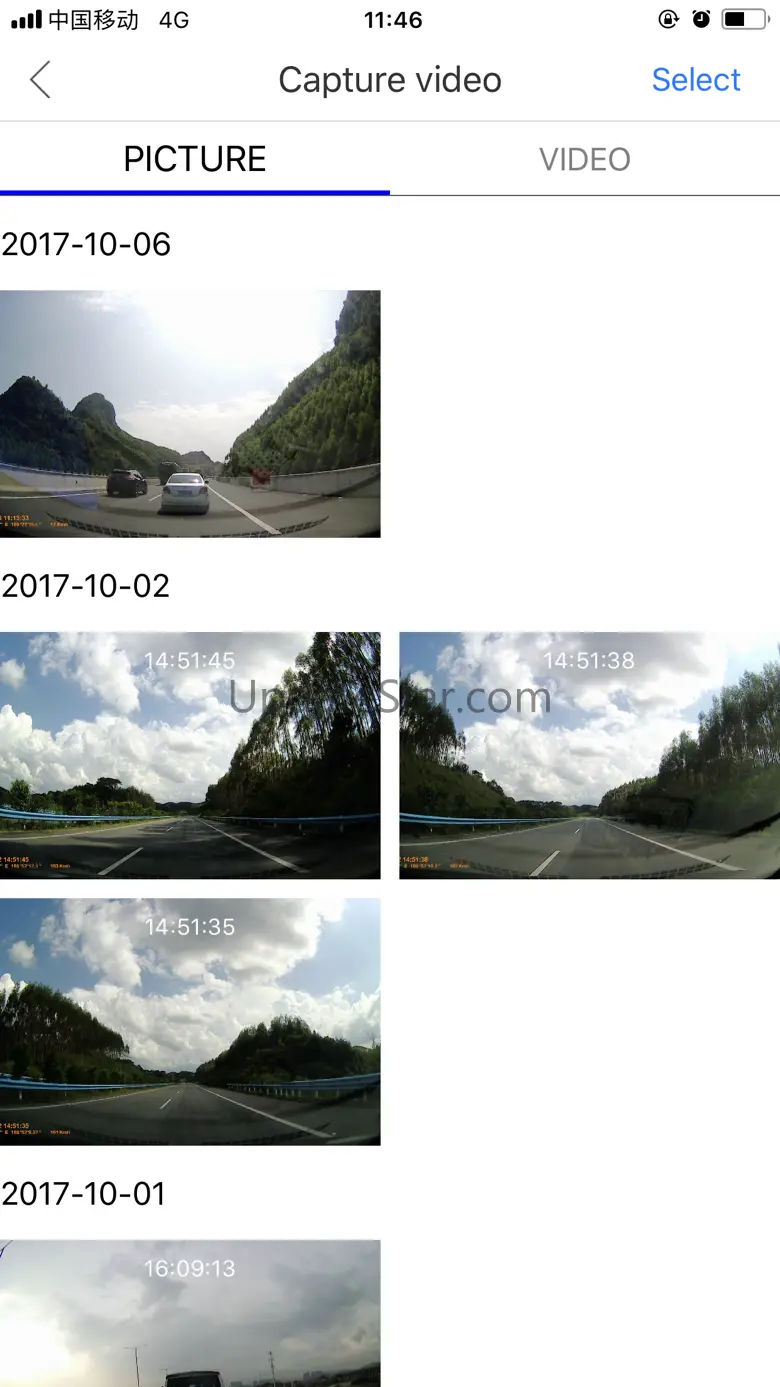 Whistler Dash Cam 1.6