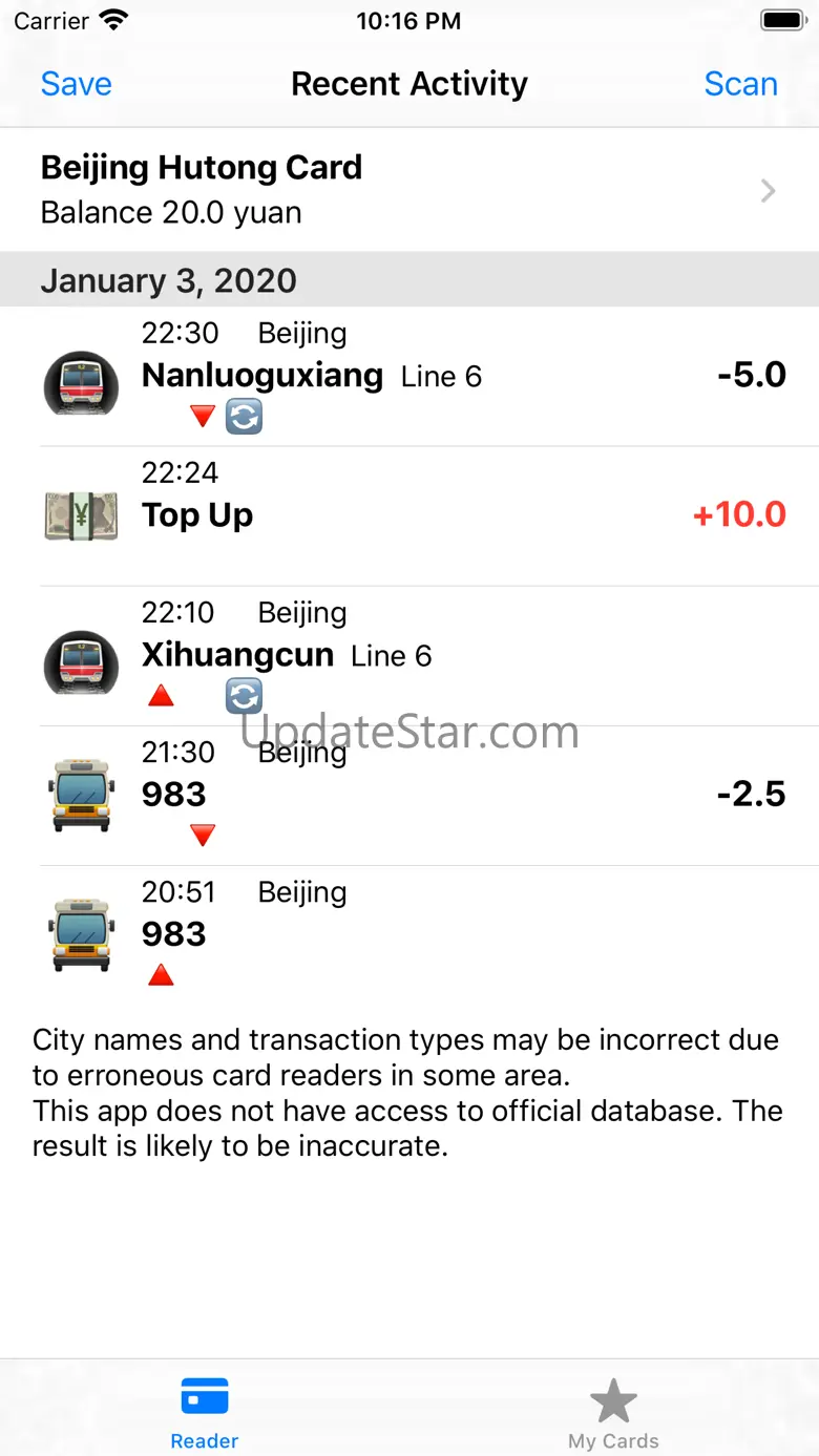 Trip Reader (NFC) 1.7.15