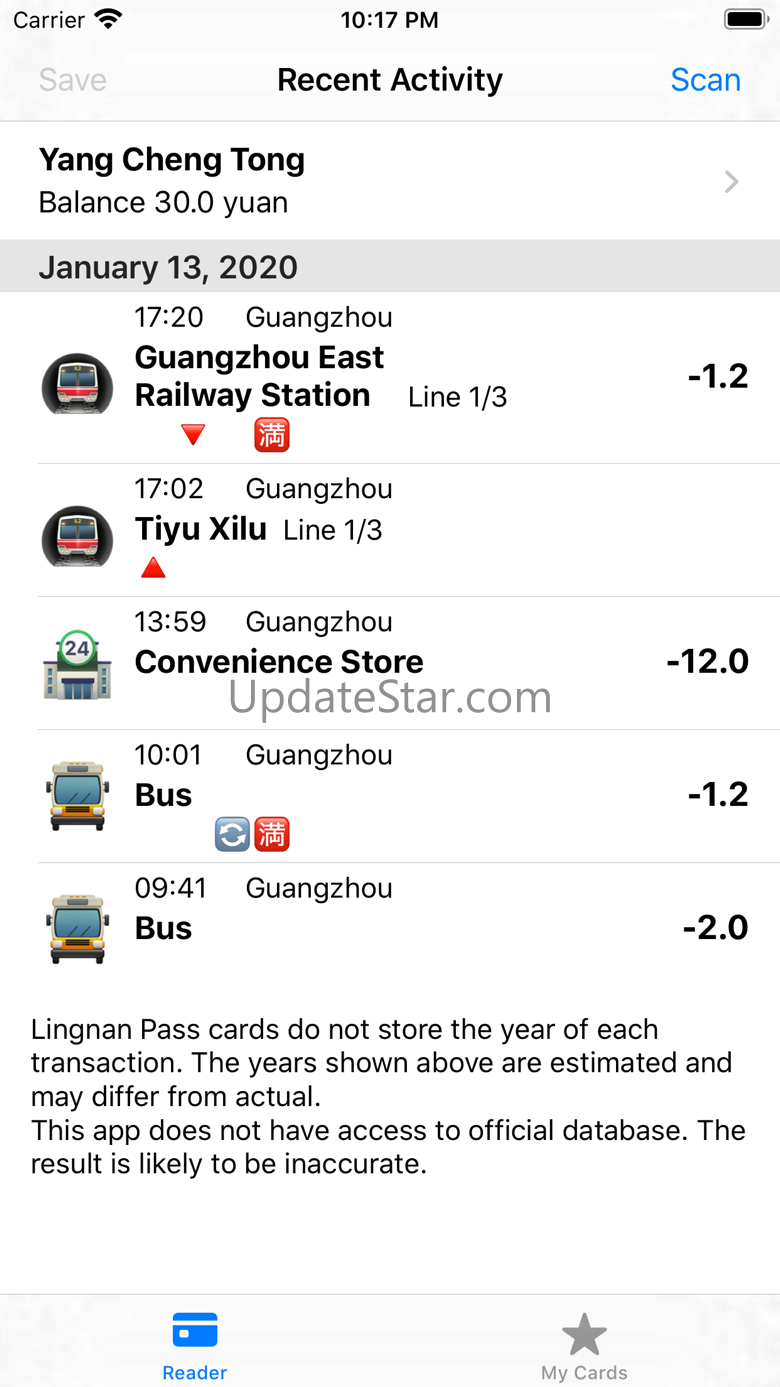 Trip Reader (NFC) 1.7.15