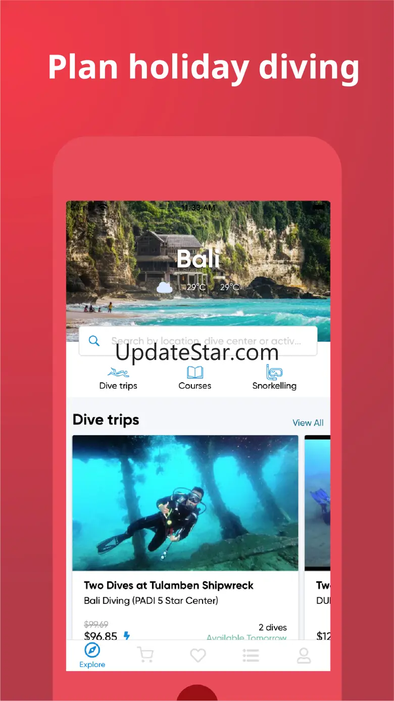 PADI Adventures: book diving 2.1.5