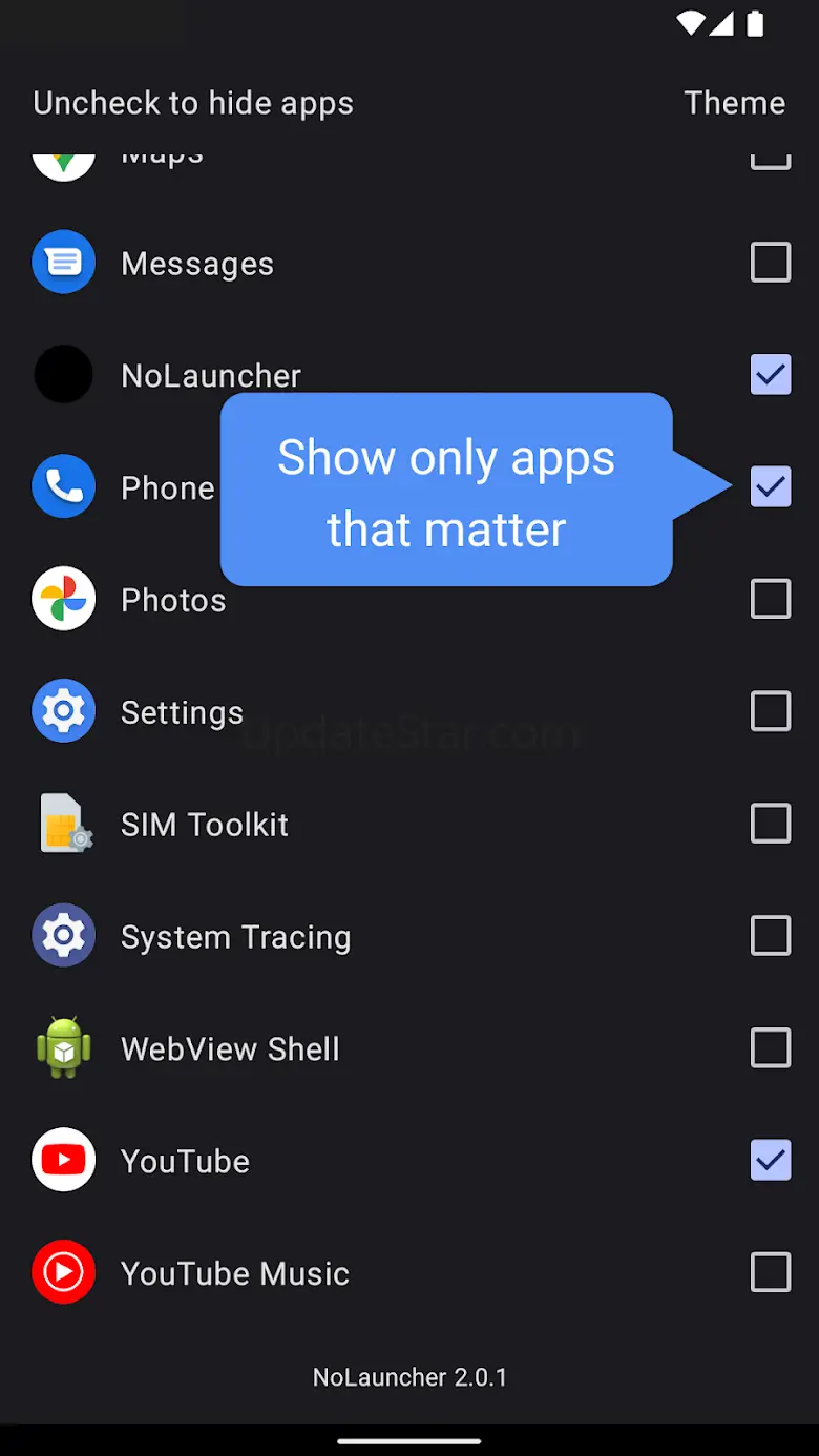 NoLauncher (Only 0.8MB) 2.0.3