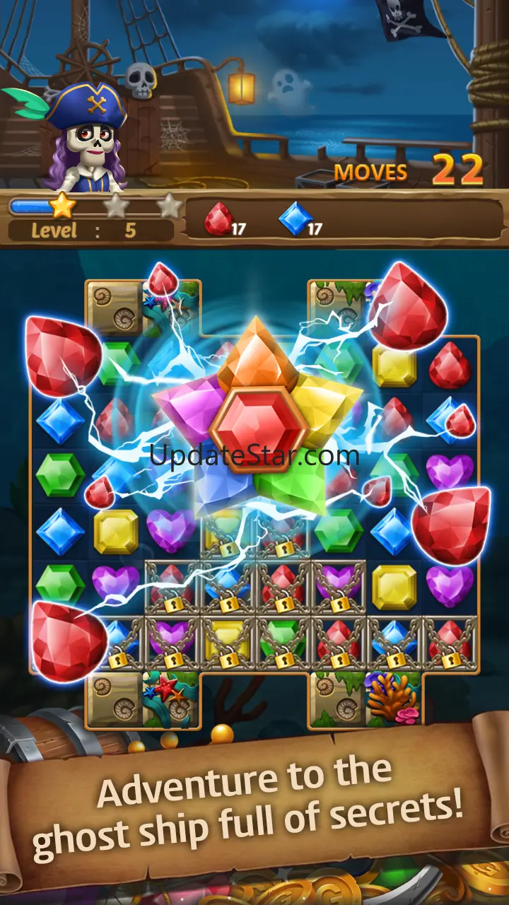 Jewels Ghost Ship: jewel games 28