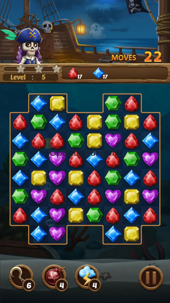 Jewels Ghost Ship: jewel games 28