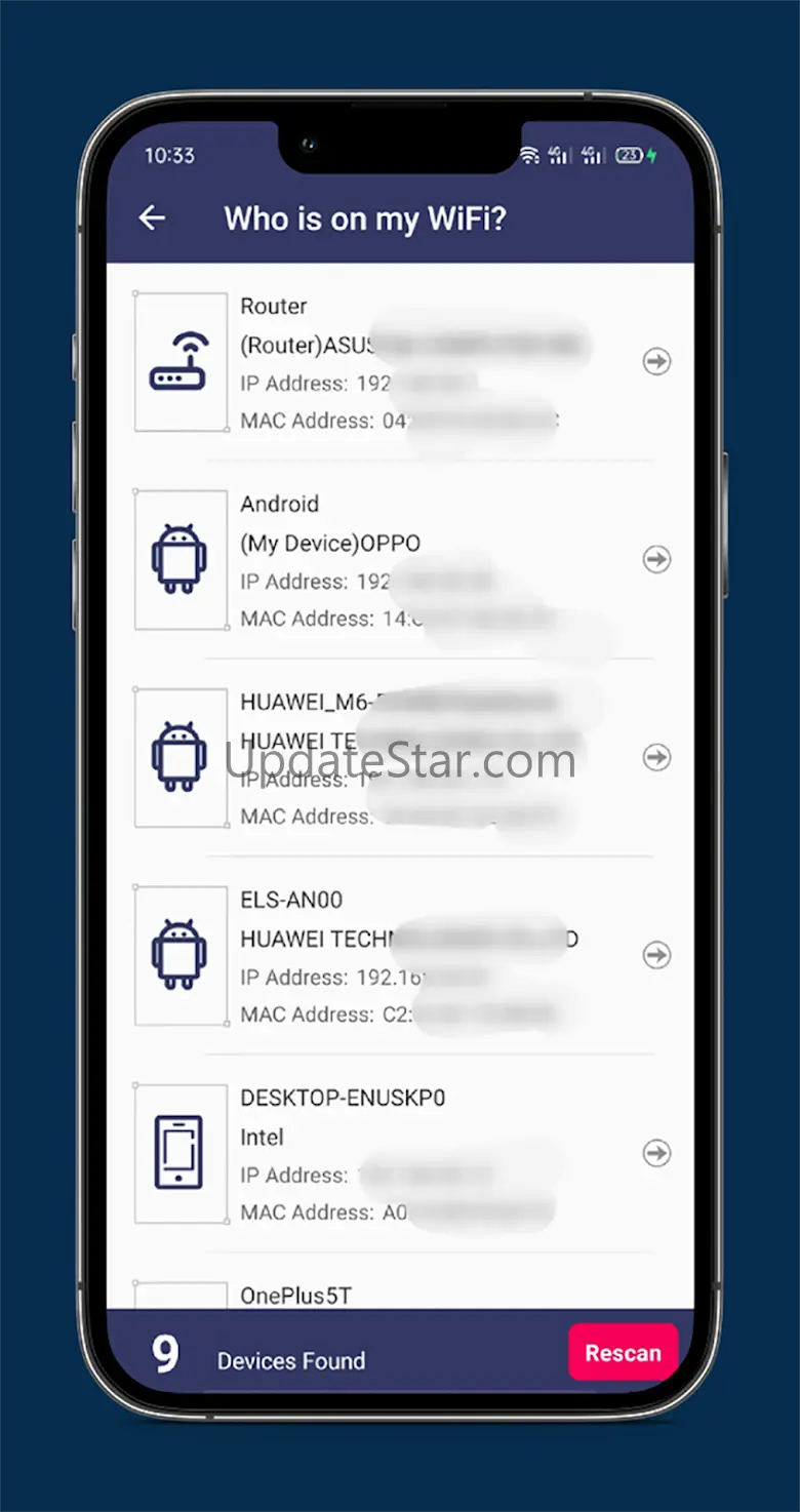 Detect WiFi: Who is on my WiFi 28.0.1.18