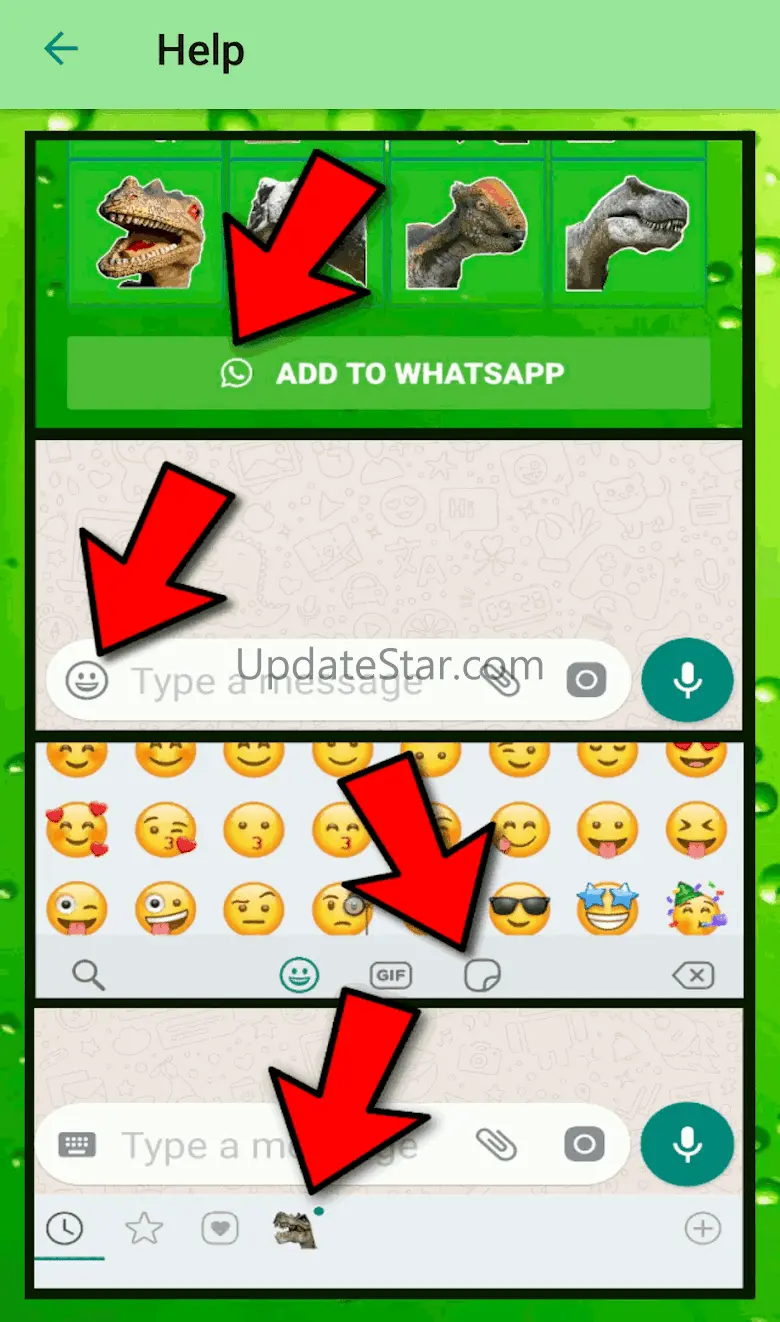 WASticker Dinosaurs 3