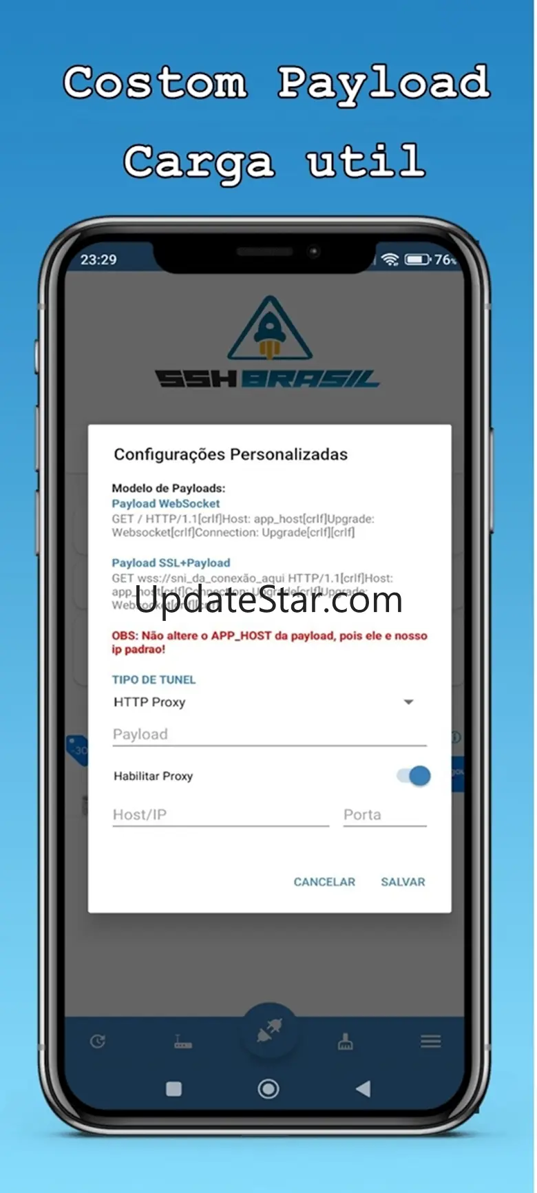 SSHBRASIL Lite (SSH/WS/Proxy) 8.0.7