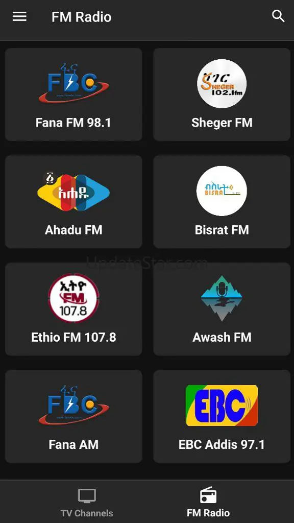Ethiopian TV and FM Radio 2.2.1