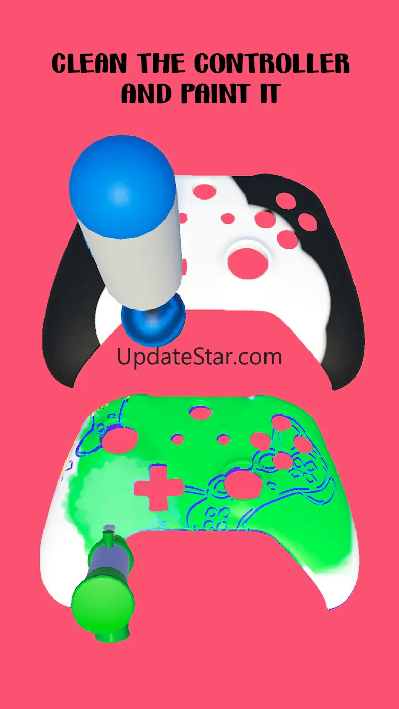 Joystick Art Coloring DIY