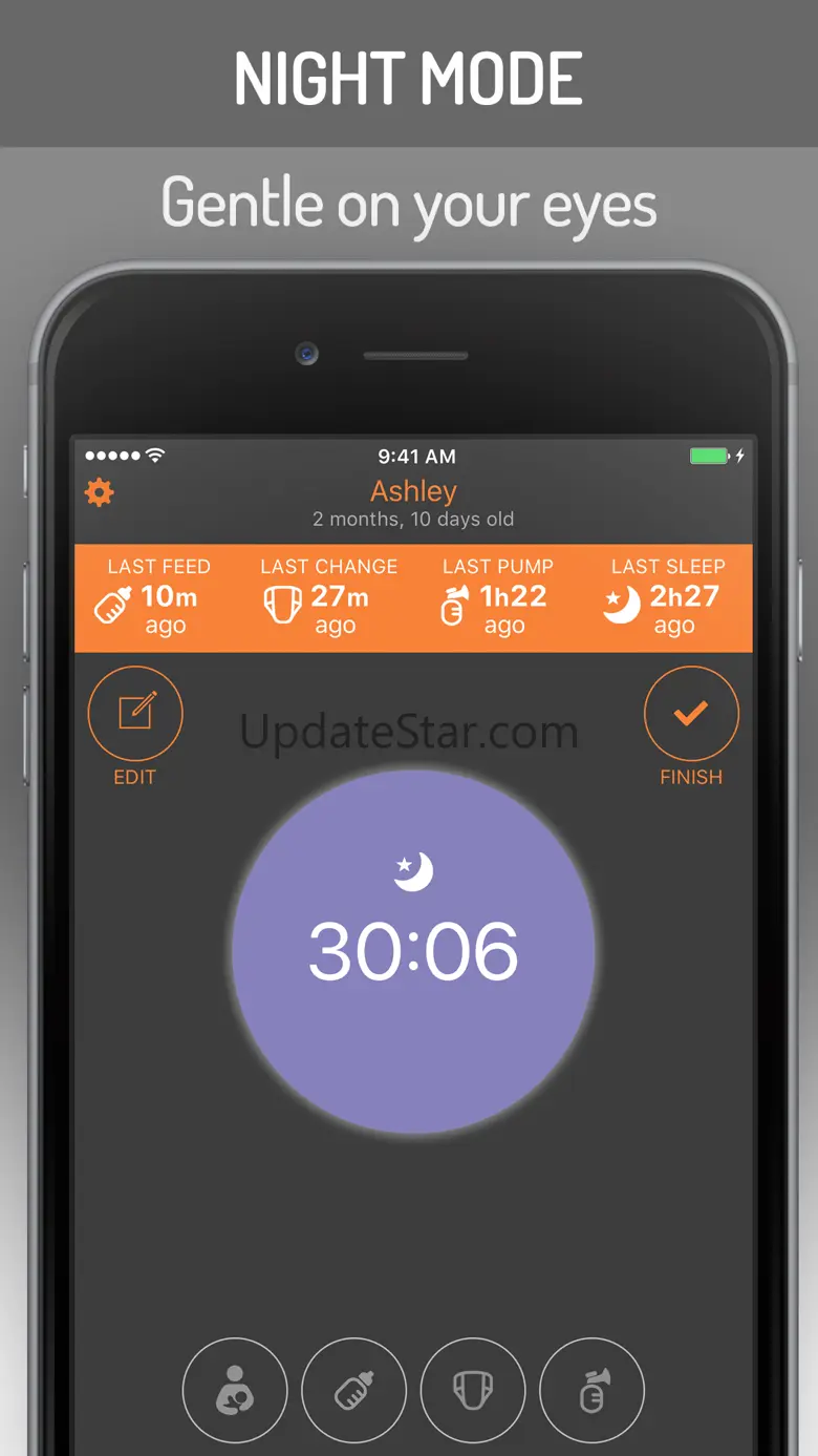 BabyTime Baby Feeding Timer - Breastfeeding & More 2.1