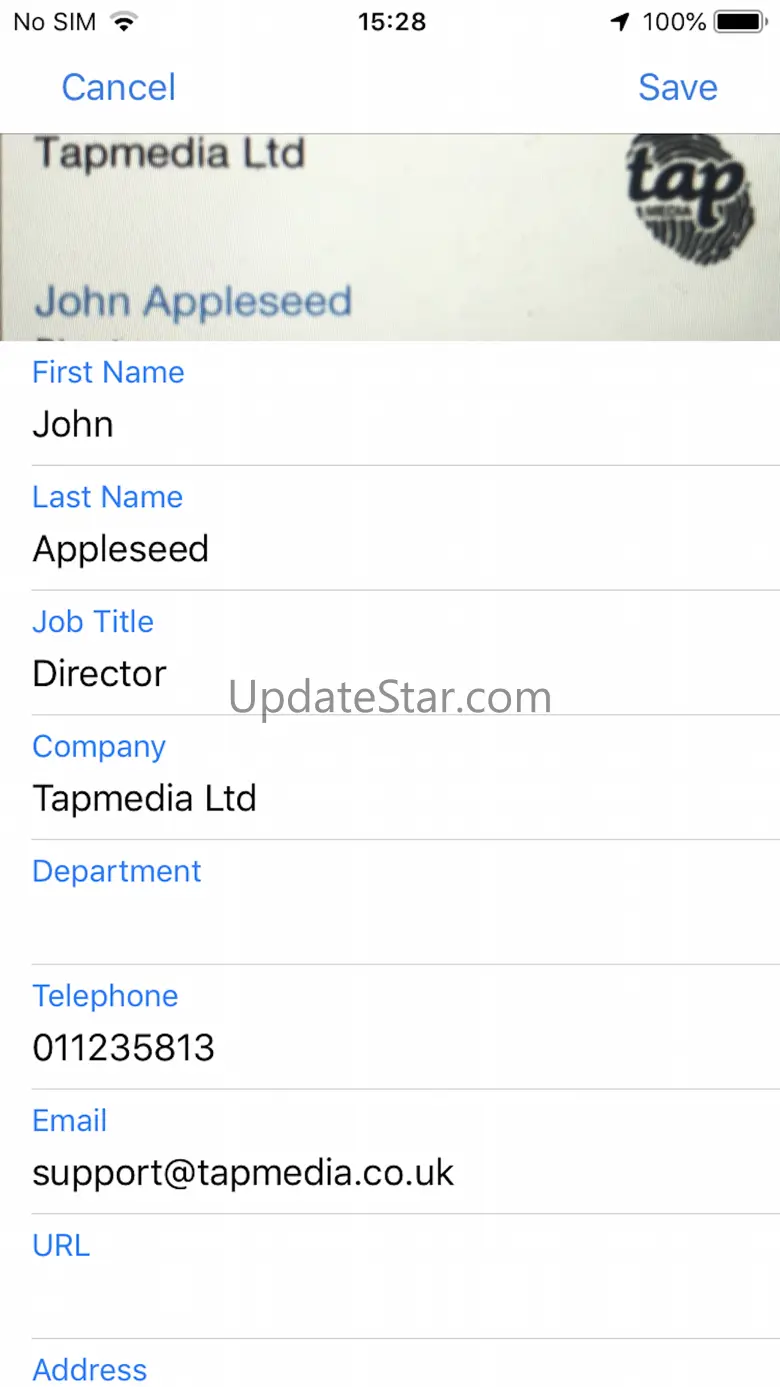 Business Card Scanner & Reader 4.5442