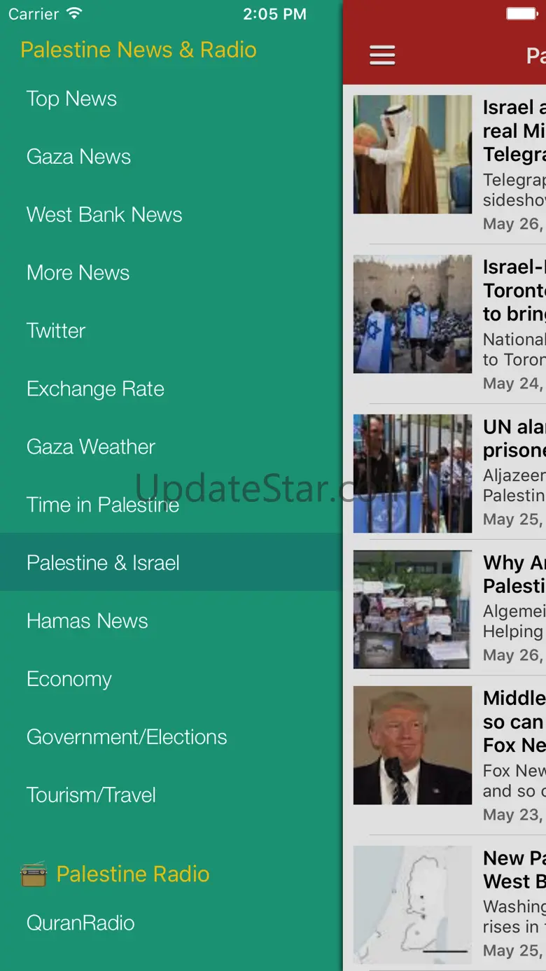 Palestine News & Radio - Gaza Palestinian Updates 1.0