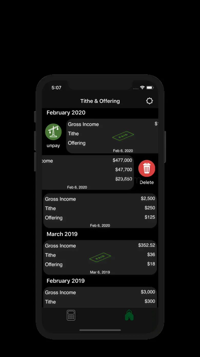 Tithe Wallet 1.2