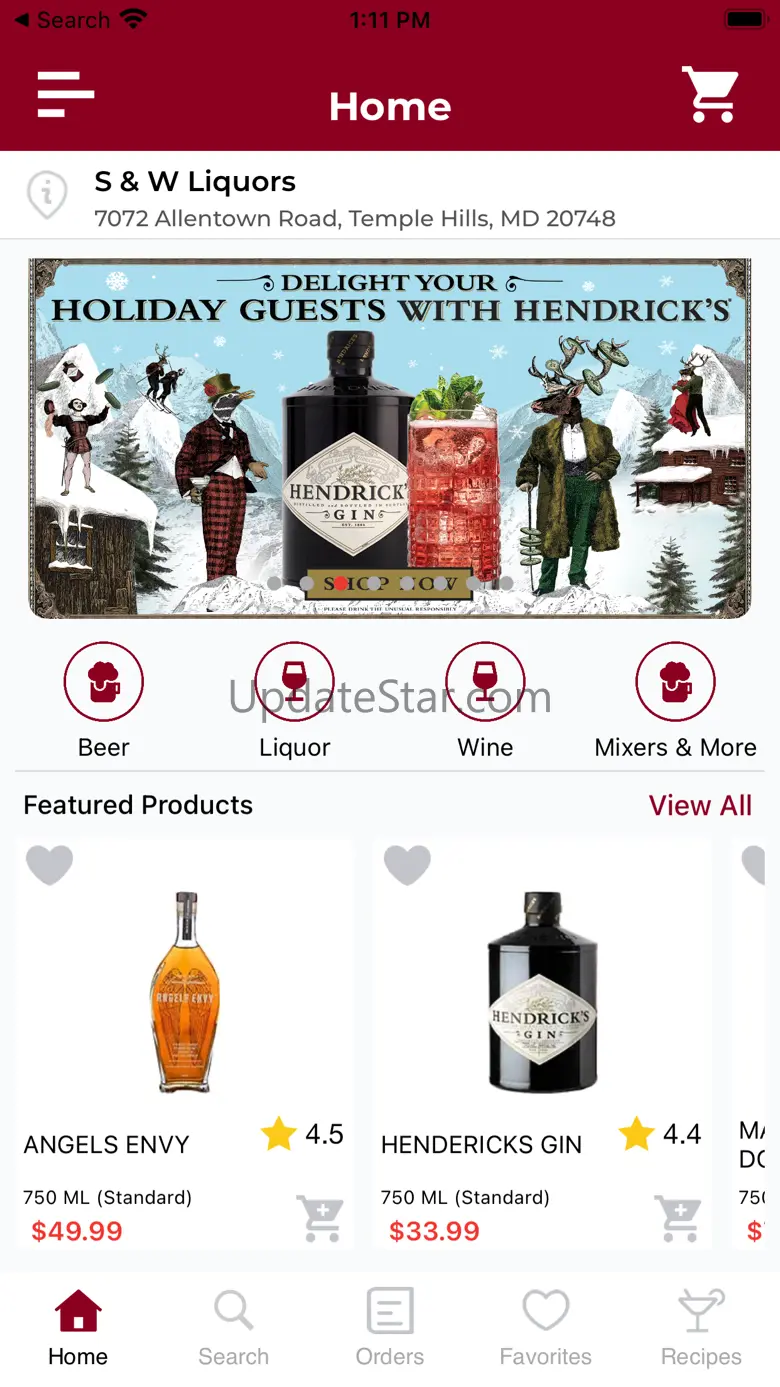 S & W Liquors 11.24.0