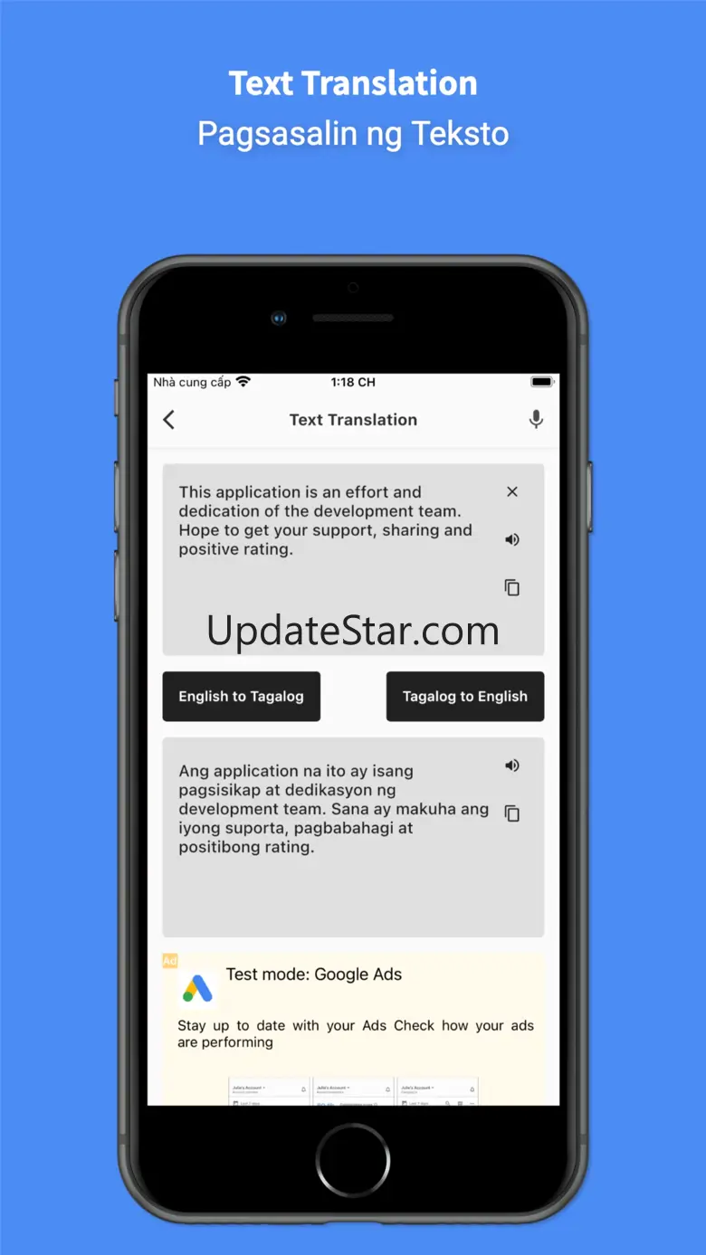 Tagalog - English : Translator 5.9.9
