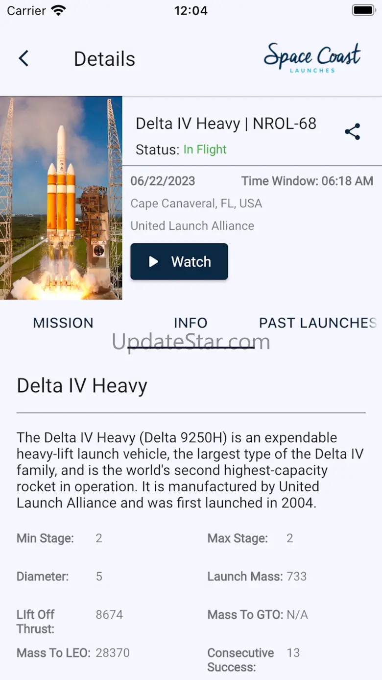 Space Coast Launches 1.0.28