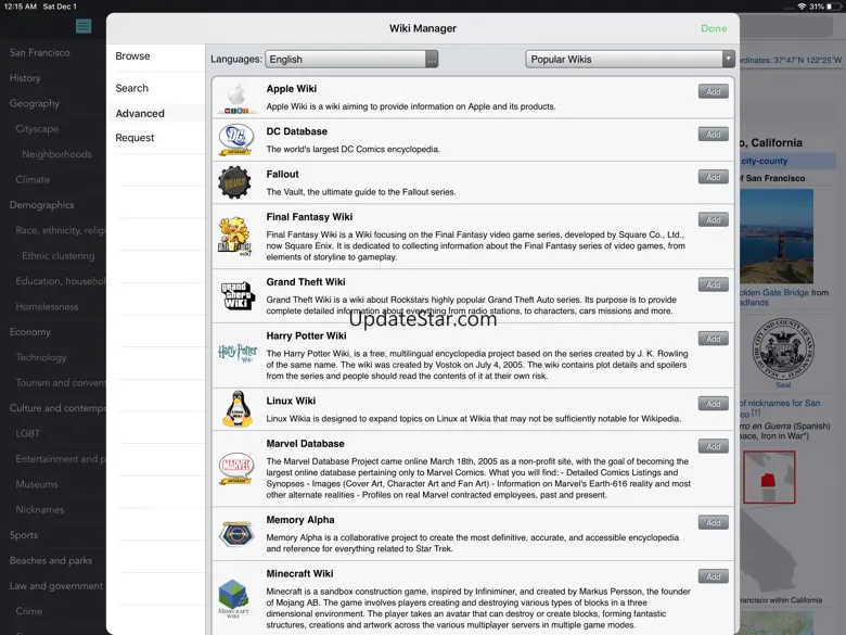 Wikipanion for iPad 1.9.27