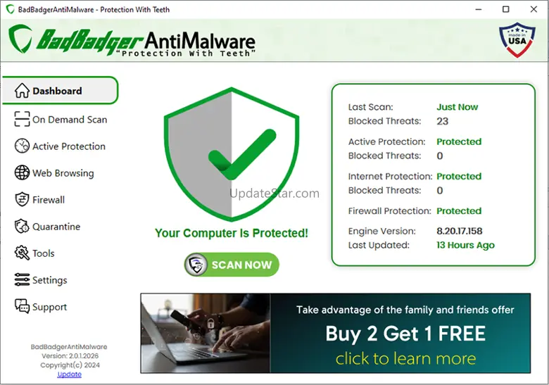 BadBadgerAntiMalware 2.0.1.2026