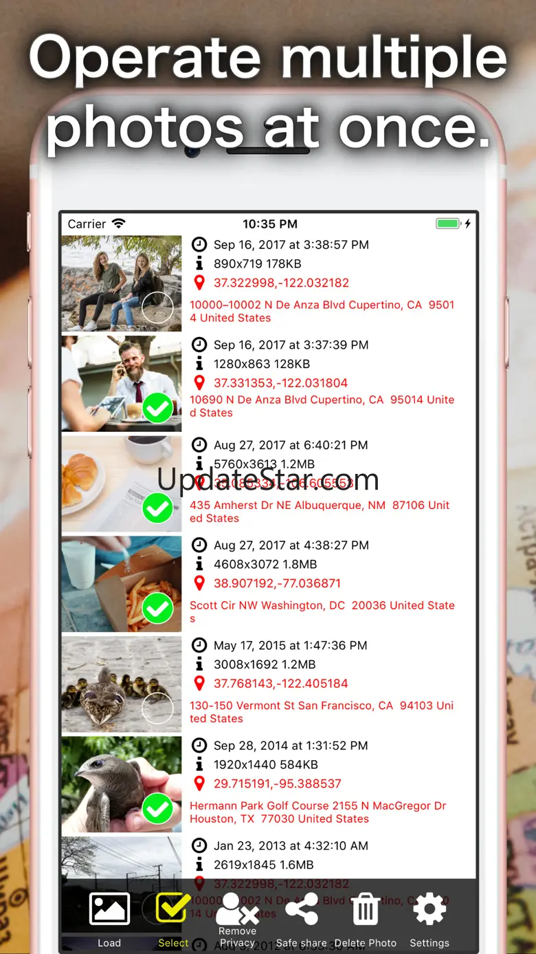Exif delete - Photo Secure 1.1.41