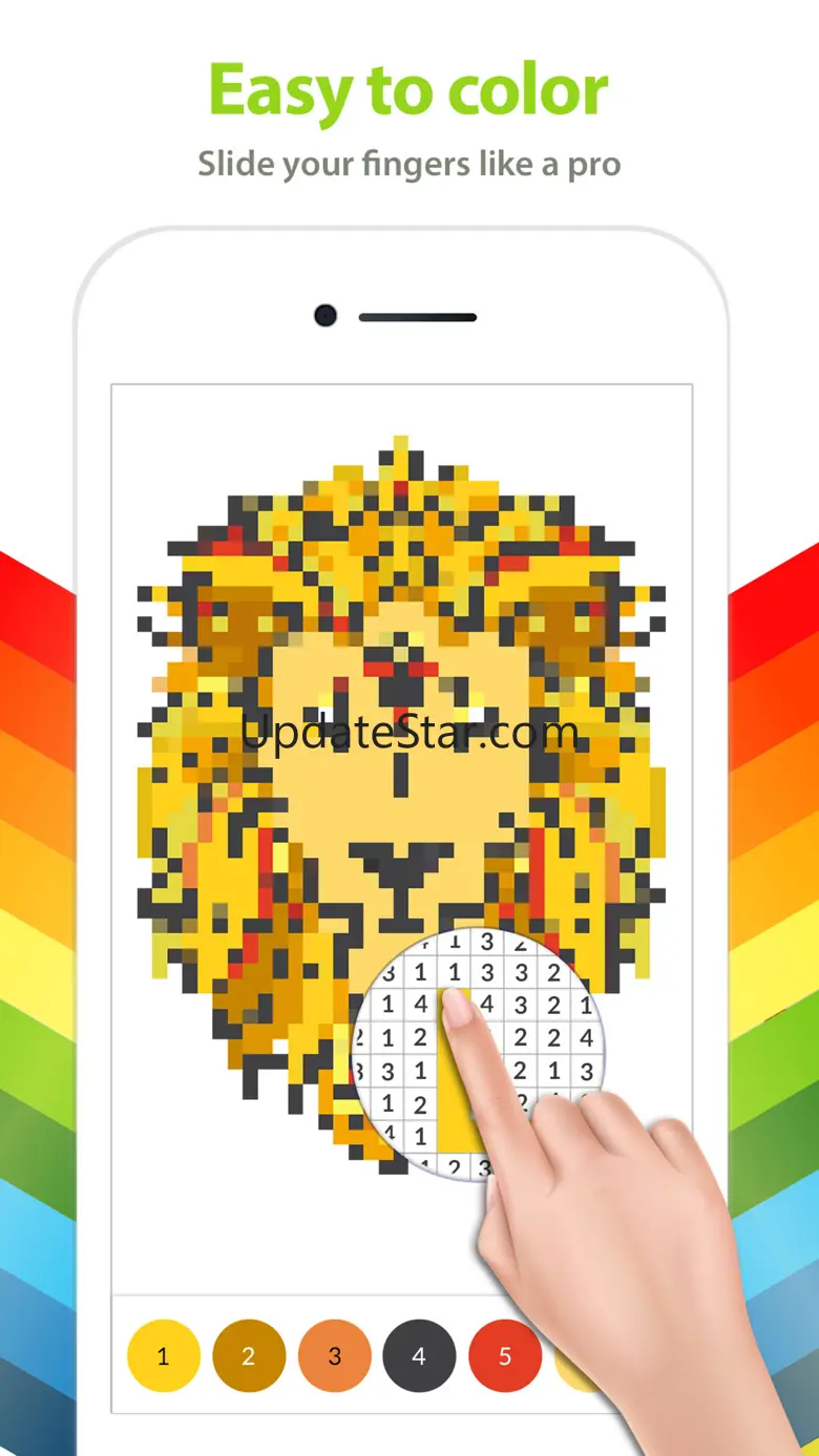 Color by Number Coloring Pages 1.4