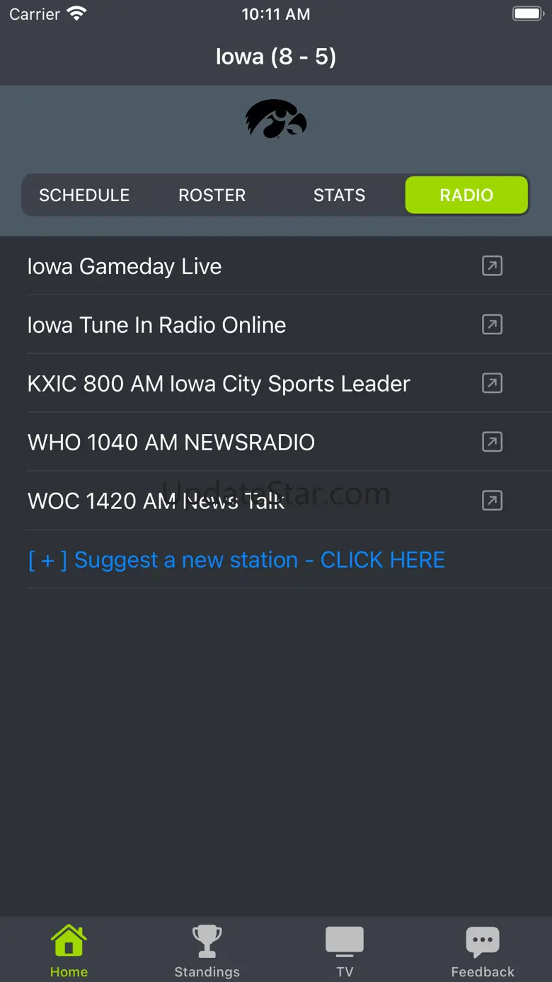 Iowa Football Schedules 5.2.0