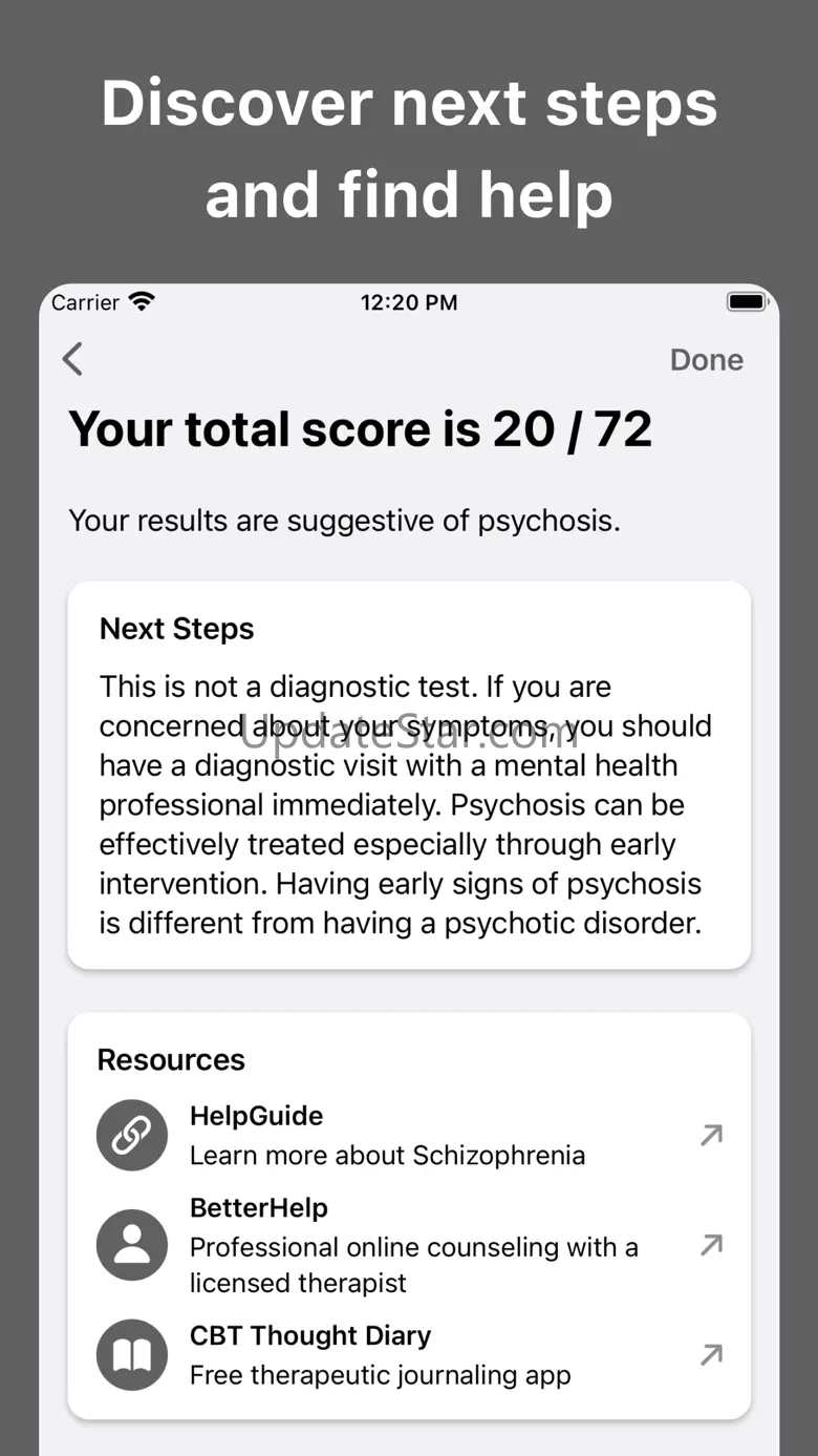 Schizophrenia Test (Psychosis) 1.0.1