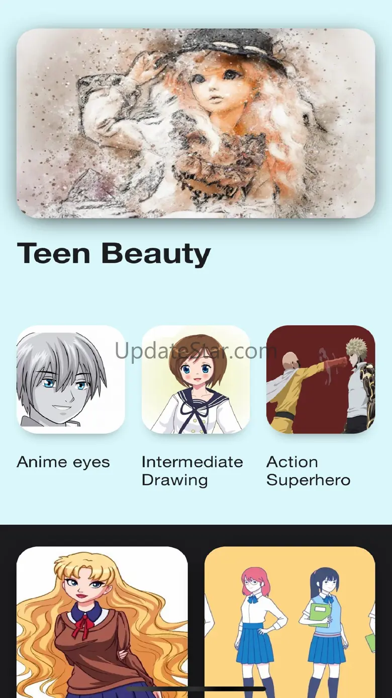 anime drawing lesson-tutorial 1.2.8