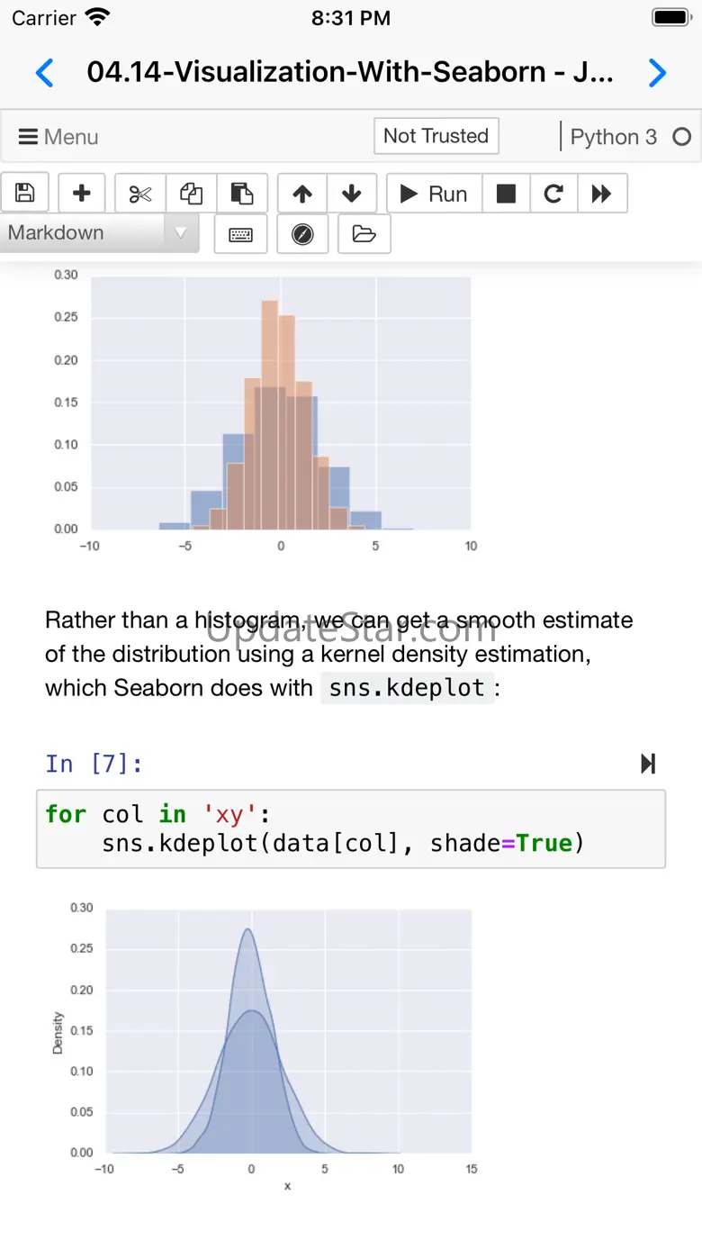 Carnets - Jupyter (with scipy) 1.8.4