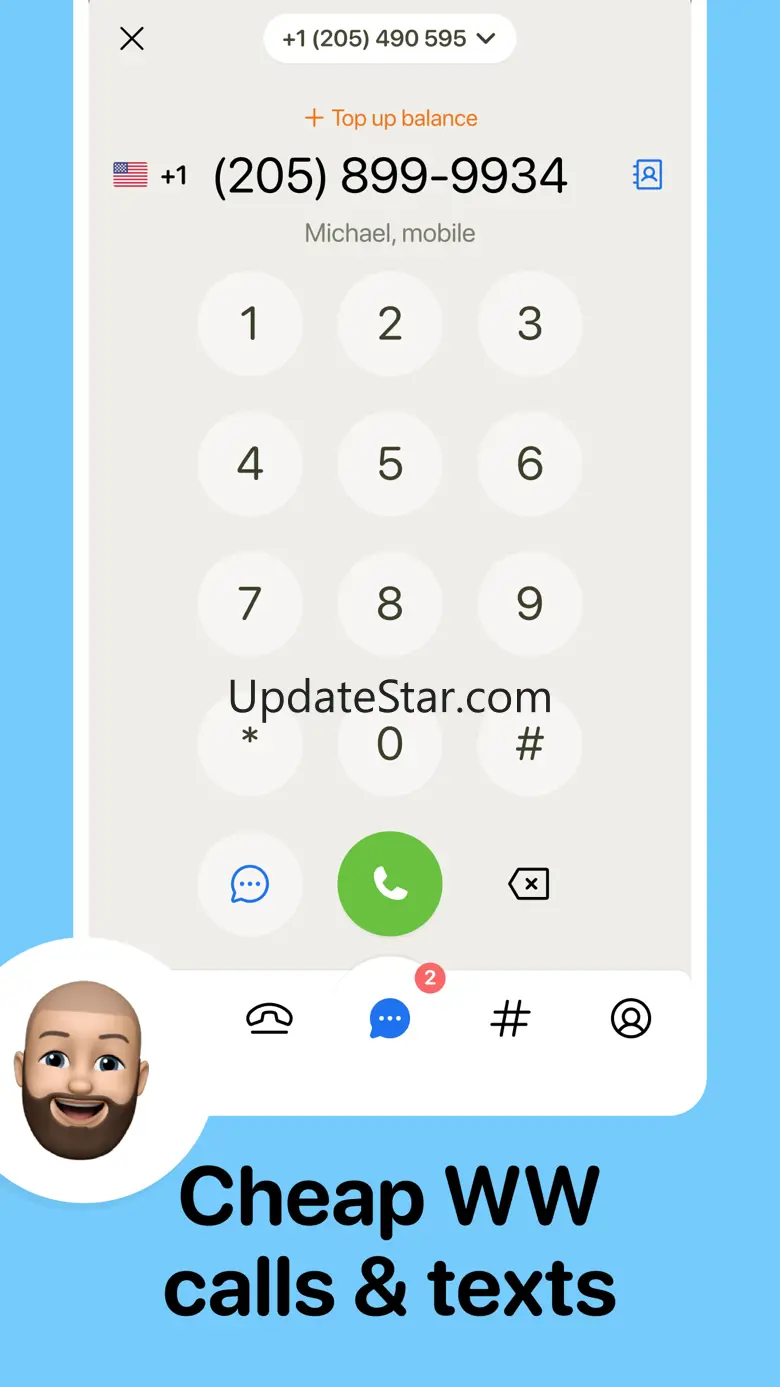 Second Number: 2nd Call Line 1.2