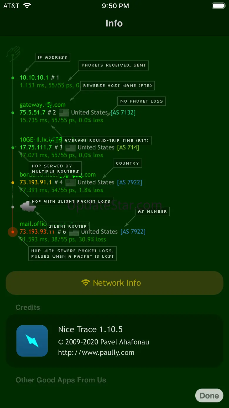 Nice Trace - Traceroute 1.11