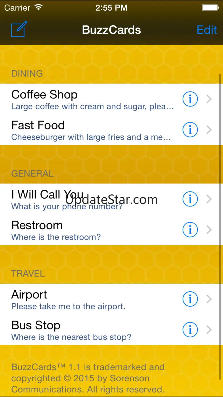 Sorenson BuzzCards 1.1.9