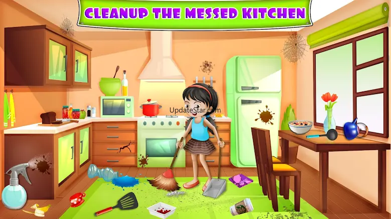 Kitchen Cleaning House Games 1.5