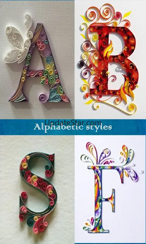 Stylish Alphabet Design – Quil 1.2