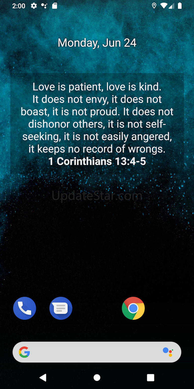 Bible verse of the day 2.9